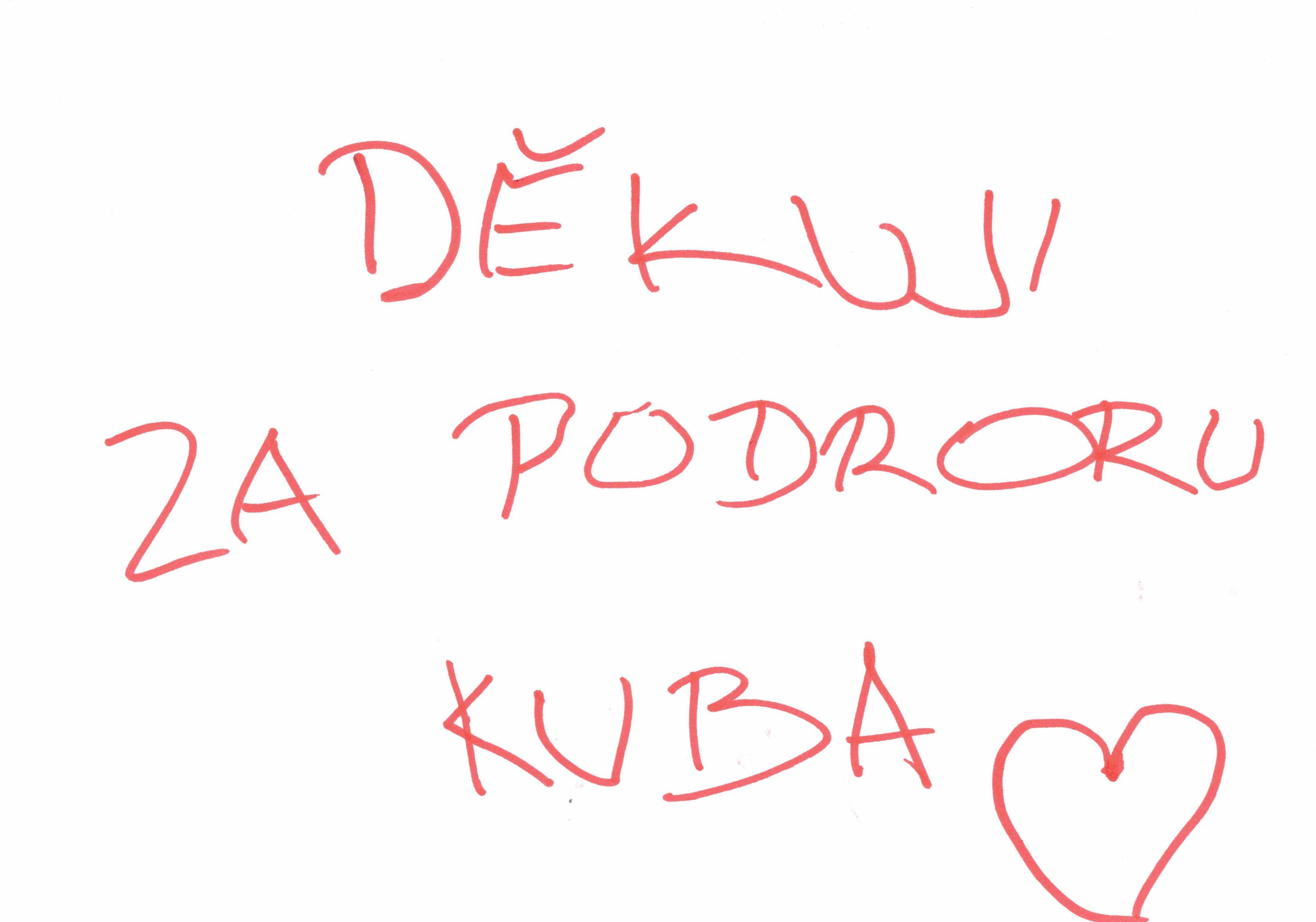 děkuji za podporu